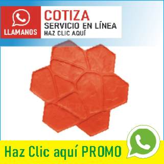 Catálogo moldes plantilla para estampar concreto modelo abanico, resina, terracota para pintar pisos de estampado.JPG