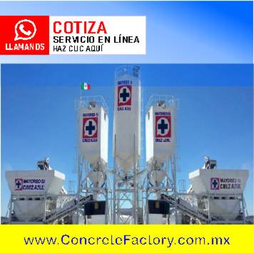 Planta concretera móvil de concreto en cdmx cementera