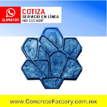 Renta moldes tapetes para Concreto estampado CDMX Ciudad de México.JPG