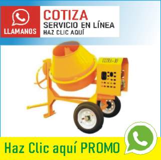 Trompo Cipsa revolvedora concreto cemento en bulto 50 Kgs Motor Honda 9Hp Amarilla Cemex, Pieza $ 3550 Cruz Azul.JPG